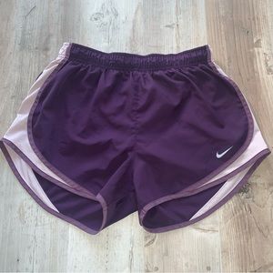 Purple Nike Running Shorts